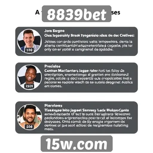 Terceira parte de depoimentos de jogadores no 8839bet